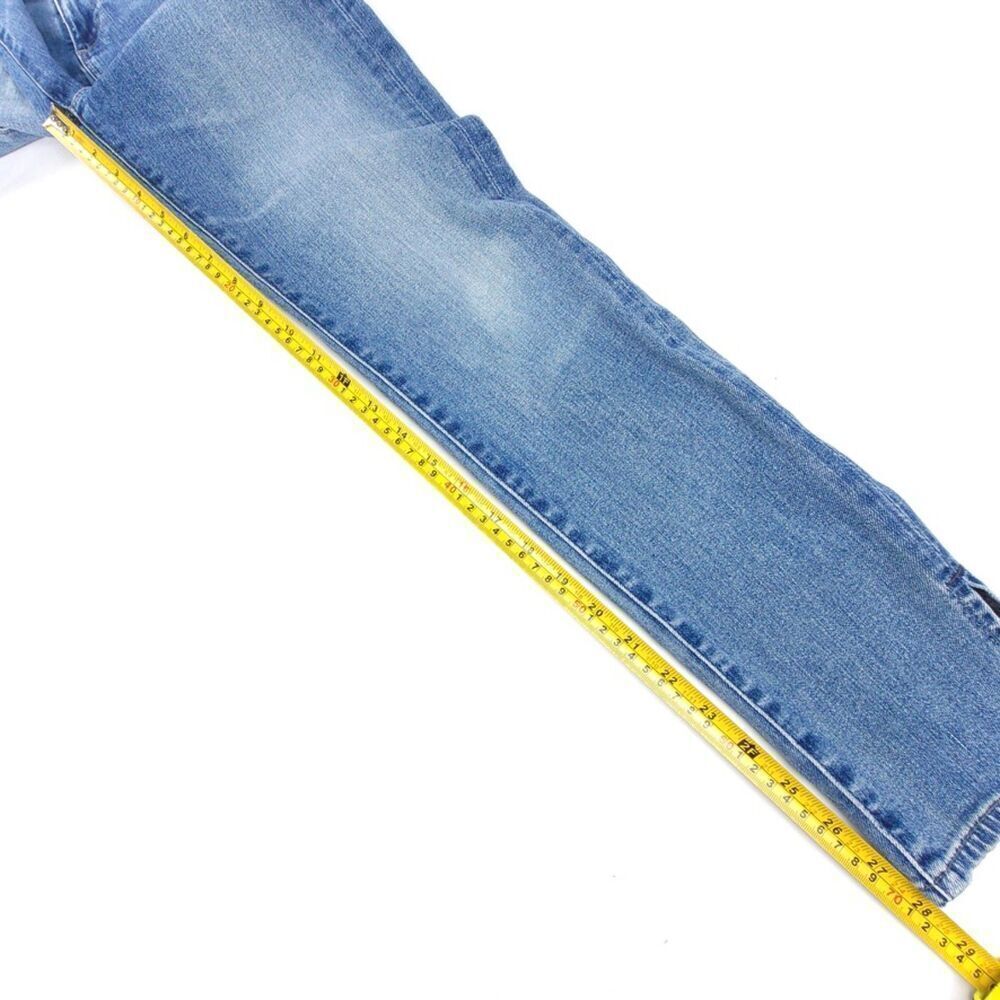 ADRIANO GOLDSCHMIED Anthropologie High Rise Ankle Slim Straight Slit Jeans 25 - Picture 4 of 10